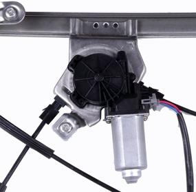 img 1 attached to 🚘 Front Left Driver Side Power Window Regulator with Motor | Fits 2004-2008 For Ford F-150, Ford Lobo, Lincoln Mark LT | 741-428 4L3Z1523201BA 4L3Z1523201CA