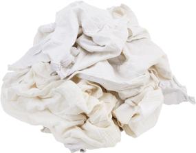 img 3 attached to 👕 Buffalo Industries (10524) White Recycled T-Shirt Cloth Rags - 25 lb. bulk box