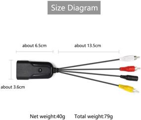 img 1 attached to Enhanced Composite to HDMI Converter – Full 1080P Support w/ Power Adapter 🎮 | Perfect for PS One, PS2, PS3, WII, WII U and SEGA Video Games