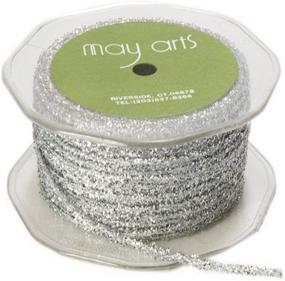 img 1 attached to May Arts ✨ Ribbon, Metallic Silver String