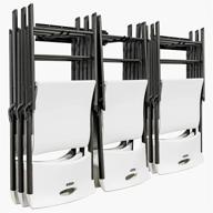 🪑 raxgo chair storage rack: wall mounted folding chairs organizer and hanger system for home, garage – heavy duty solution logo