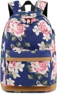 spalison striped backpack daypack flowers blue backpacks and kids' backpacks logo