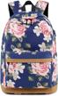 spalison striped backpack daypack flowers blue backpacks and kids' backpacks logo