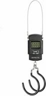 venzo backlit lcd display bike digital hanging hooks portable scale 50kg/110lb with double balance hooks logo