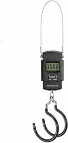 img 4 attached to Venzo Backlit LCD Display Bike Digital Hanging Hooks Portable Scale 50kg/110lb with Double Balance Hooks