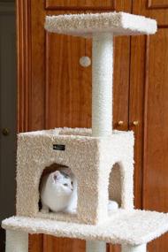 img 1 attached to 🐱 Armarkat Beige Classic Cat Tree - 69" Height (Model A6902) - Enhanced for SEO