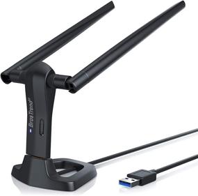 img 4 attached to 🔌 BrosTrend Linux WiFi Adapter: 1200Mbps, Long Range, Windows 11 Compatible