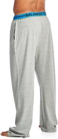 img 2 attached to 👕 Comfortable and Stylish: Balanced Tech Cotton Pajama Lounge Men's Clothing for Relaxation and Sleep