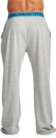 img 1 attached to 👕 Comfortable and Stylish: Balanced Tech Cotton Pajama Lounge Men's Clothing for Relaxation and Sleep