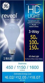 img 3 attached to GE Lighting 97785 50/100/150-Watt A21 3-Way Reveal Light Bulb: Enhanced Illumination for Versatile Lighting Needs