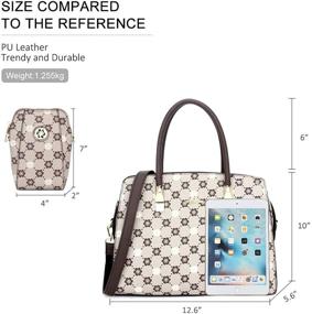 img 3 attached to Дизайнерская женская сумка и кошелек Angel Kiss: Стильные сумки в стиле Хобо