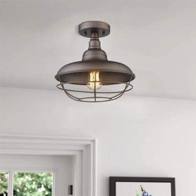 img 2 attached to Emliviar Industrial Farmhouse Lighting 50007 SF