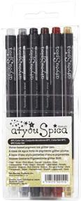 img 2 attached to Copic Marker Atyou Spica Glitter Pens - Set of 6, 1-Pack