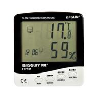 allosun thermo hygrometer temperature moisture function logo