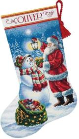 img 2 attached to 🎄 Add Festive Magic to Your Home with Dimensions Needlecrafts Holiday Glow Stocking Cross Stitch Kit