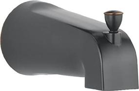 img 4 attached to 🛁 Delta RP64721OB Foundations Tub Spout - Oil Bronze Pull-Up Diverter: The Perfect Addition to Enhance Your Bathroom