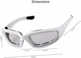 img 2 attached to 🕶️ WYND Blocker Sunglasses: Ultimate Wind Resistance for Motorcycling and Biking