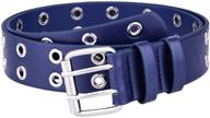 samtree leather double grommet adjustable men's accessories for belts logo