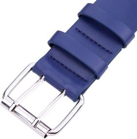 img 3 attached to Samtree Leather Double Grommet Adjustable Men's Accessories for Belts