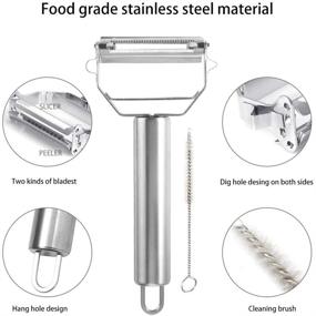 img 3 attached to Stainless Premium Ergonomic PotatoPeeler Cleaning