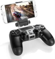 🎮 tnp ps4 wireless controller phone clip holder mount bracket for sony playstation 4 dualshock controller [playstation 4] logo