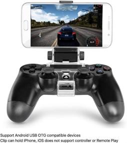 img 3 attached to 🎮 TNP PS4 Wireless Controller Phone Clip Holder Mount Bracket for Sony PlayStation 4 DualShock Controller [PlayStation 4]