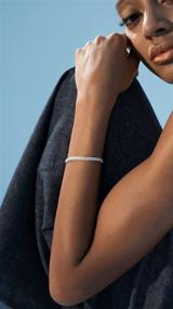 img 1 attached to Miabella Sterling Silver Byzantine Bracelet for Women - Stylish Jewelry with Byzantine Design
