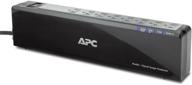 🔌 ultimate protection for your audio-video setup: apc premium surge protector with 8 outlets and coaxial protection (p8v) logo