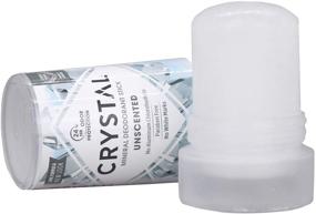 img 3 attached to 🌿 CRYSTAL Travel Stick Mineral Deodorant - Unscented 24-Hour Odor Protection, Non-Staining & Non-Sticky, Aluminum Chloride & Paraben Free, 1.5 FL OZ (Pack of 2)