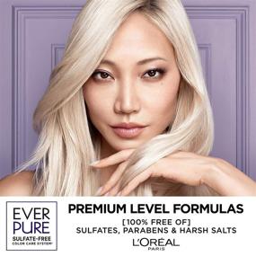 img 2 attached to 💜 L'Oreal Paris EverPure Brass Toning Purple Shampoo - Sulfate Free for Blonde, Bleached, Silver, or Brown Highlighted Hair - 6.8 fl oz (Packaging May Vary)