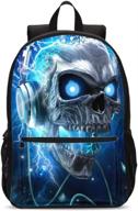 fehuew backpacks bookbag shoulder lightweight logo