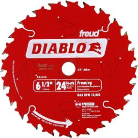 img 1 attached to 🔪 Freud D0624A Diablo 6-1/2-inch 24T ATB Perma-Shield Framing Saw Blades, 10-Pack: Superior Cutting Performance for Efficient Framing Projects