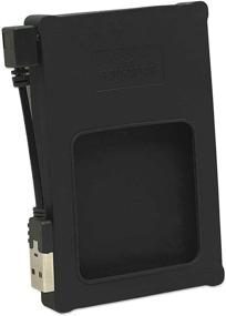 img 3 attached to 🖥️ Manhattan USB 2.0 2.5-Inch SATA Drive Enclosure - High-Speed, Black Color with Silicone Coating (130103)