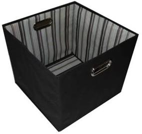 img 1 attached to Spacious and Portable: Discover the 📦 Alexi Ricci Black 13x13x13 Folding Storage Bin