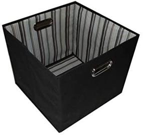 img 4 attached to Spacious and Portable: Discover the 📦 Alexi Ricci Black 13x13x13 Folding Storage Bin