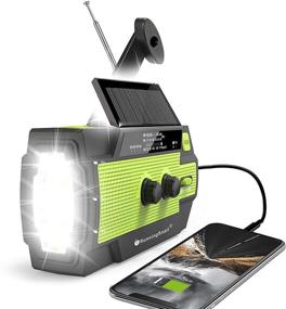 img 4 attached to 🏃 Stay Prepared with the Latest RunningSnail Emergency Crank Radio: 4000mAh-Solar Hand Crank Portable AM/FM/NOAA Weather Radio with 1W Flashlight, Motion Sensor Reading Lamp, Cell Phone Charger, SOS for Home and Emergency (2021 Newest Edition)