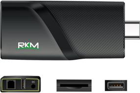 img 3 attached to 🖥️ RKM Четырехъядерный 4K Android Mini ПК: 2 ГБ ОЗУ, 16 ГБ ПЗУ, WiFi, Ethernet, Bluetooth 4.0, HDMI Плеер - Умный потоковый медиа-плеер v5
