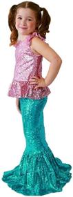 img 4 attached to Toddler Mermaid Costume Birthday Halloween