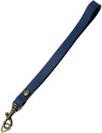 🔑 allzedream genuine leather wristlet strap: premium replacement for clutch purse key wrist lanyard logo