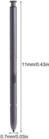 img 1 attached to 🖊️ Замена ручки S21 Ultra для чехла для Samsung Galaxy S21 Ultra с держателем для S Pen, сенсорный стилус S Pen + кончики/наконечники для Galaxy Note 20 (серый) - только ручка и наконечники