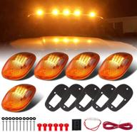 high-quality 5 pcs amber lens led cab marker clearance lights for dodge ram 1500-5500 (2003-2016) logo