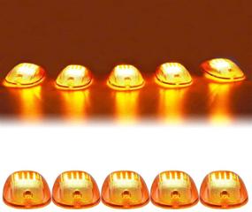 img 2 attached to High-Quality 5 Pcs Amber Lens LED Cab Marker Clearance Lights for Dodge Ram 1500-5500 (2003-2016)