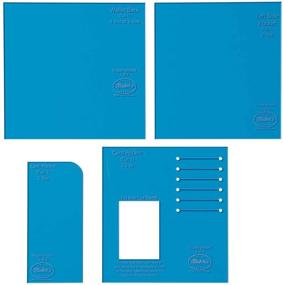 img 1 attached to 👛 Weaver Leather Roper Wallet Acrylic Template Set: A Perfect DIY Solution for Crafters - Maker's Leather Supply, Blue