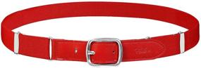 img 4 attached to Falari Leather Elastic Adjustable Boys' Belt for Various Occasions - Premium Accessories