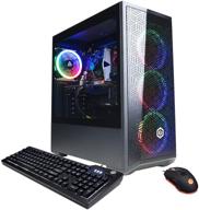 💻 игровой компьютер cyberpowerpc gamer xtreme, процессор intel core i3-10105f 3.7 ггц, видеокарта geforce gtx 1650 4 гб, 8 гб оперативной памяти ddr4, 500 гб жесткий диск типа pci-e nvme ssd, поддержка wifi, установленная операционная система windows 10 home (gxi8800a2) логотип