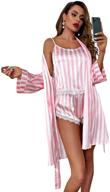 shein lingerie pajamas striped stripes logo