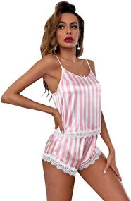 img 2 attached to SheIn Lingerie Pajamas Striped Stripes