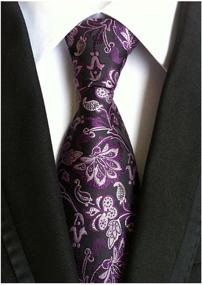 img 3 attached to 👔 Wehug Classic Style022 Jacquard Necktie