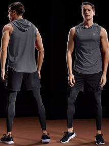 img 1 attached to Капюшоны Neleus Workout Athletic Muscle Hood