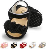 🌸 adorable timatego infant baby girls summer sandals: soft sole, flower design for newborns & toddlers, ideal for first walker & crib dress shoes logo